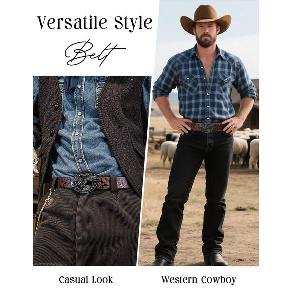 Western Belts For Women Cowgirl Renaissance Pirate Belt Brown Belts For😄 - Picture 5 of 9